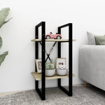 VIDAXL Bibliotheque a 2 niveaux chene sonoma bois d'ingenierie