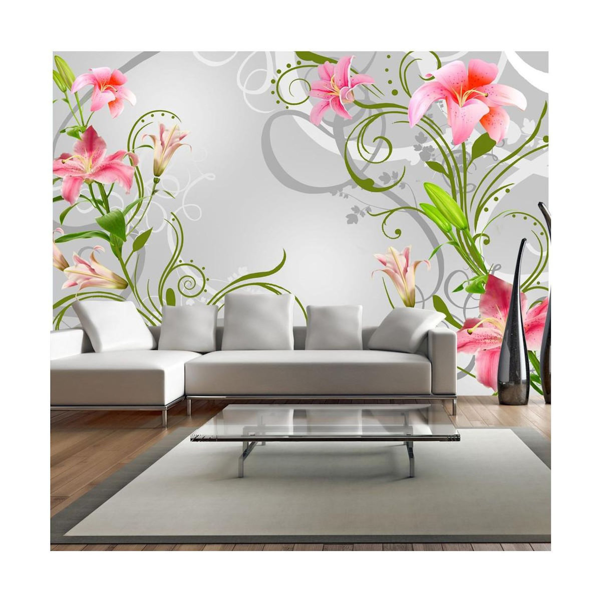 Paris Prix Papier Peint  Subtle Beauty of the Lilies III