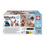 Voir la diapositive 5 : EDUCA Magnetics Mallette - Jeu de construction - EDUCA - 18 blocs magnétiques, 2 animaux, 8 cartes - Des 3 ans