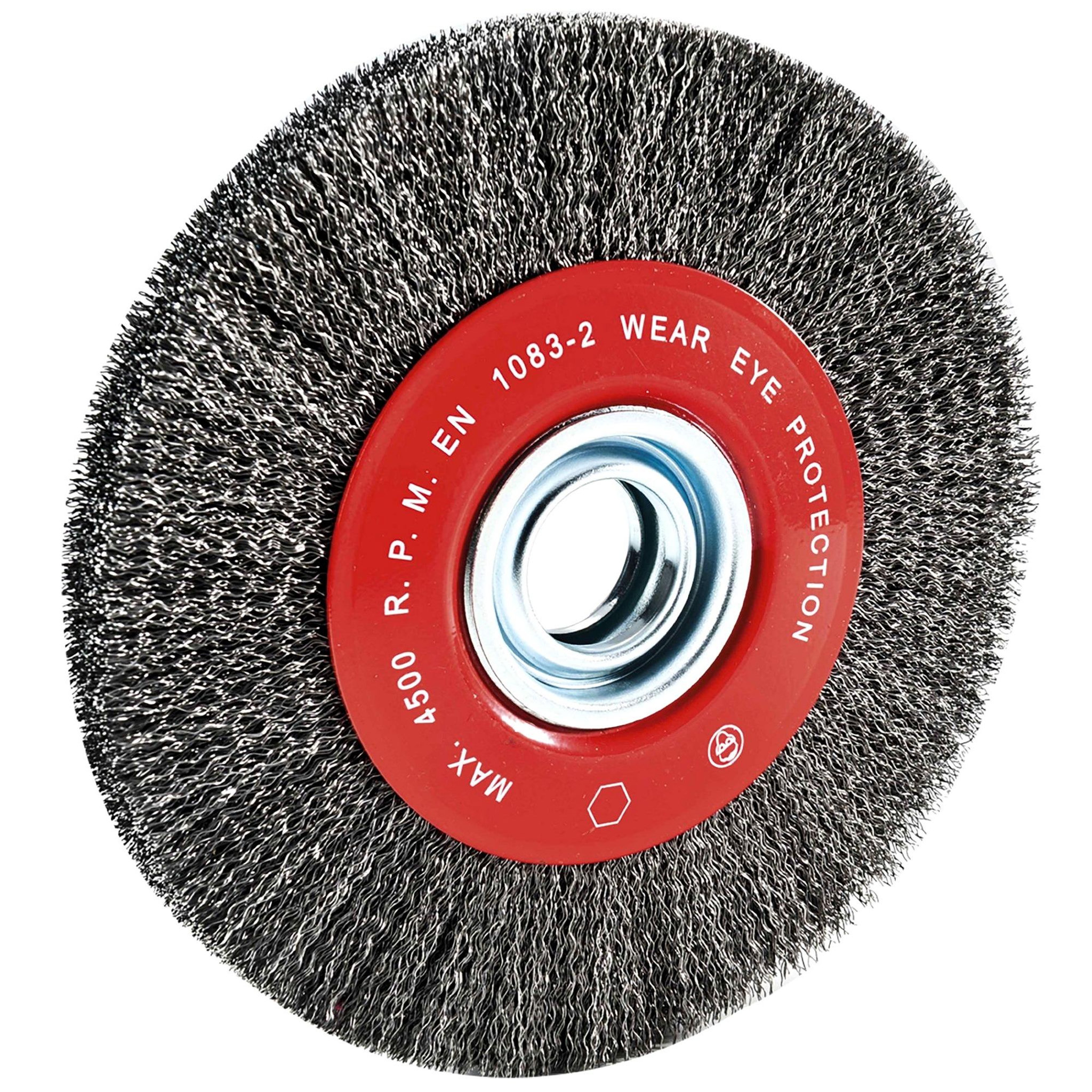 Leman Brosse métallique en acier ondulé 200mm