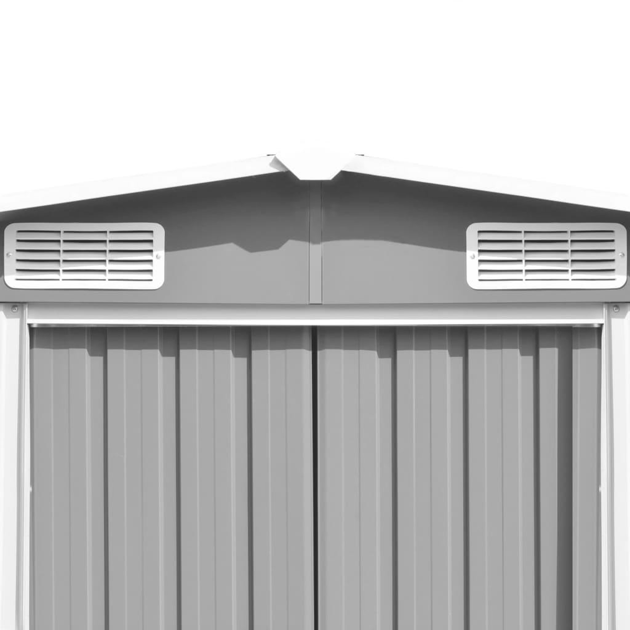 Voir la diapositive 5 : VIDAXL Abri de jardin Gris 257x990x181 cm Acier galvanise