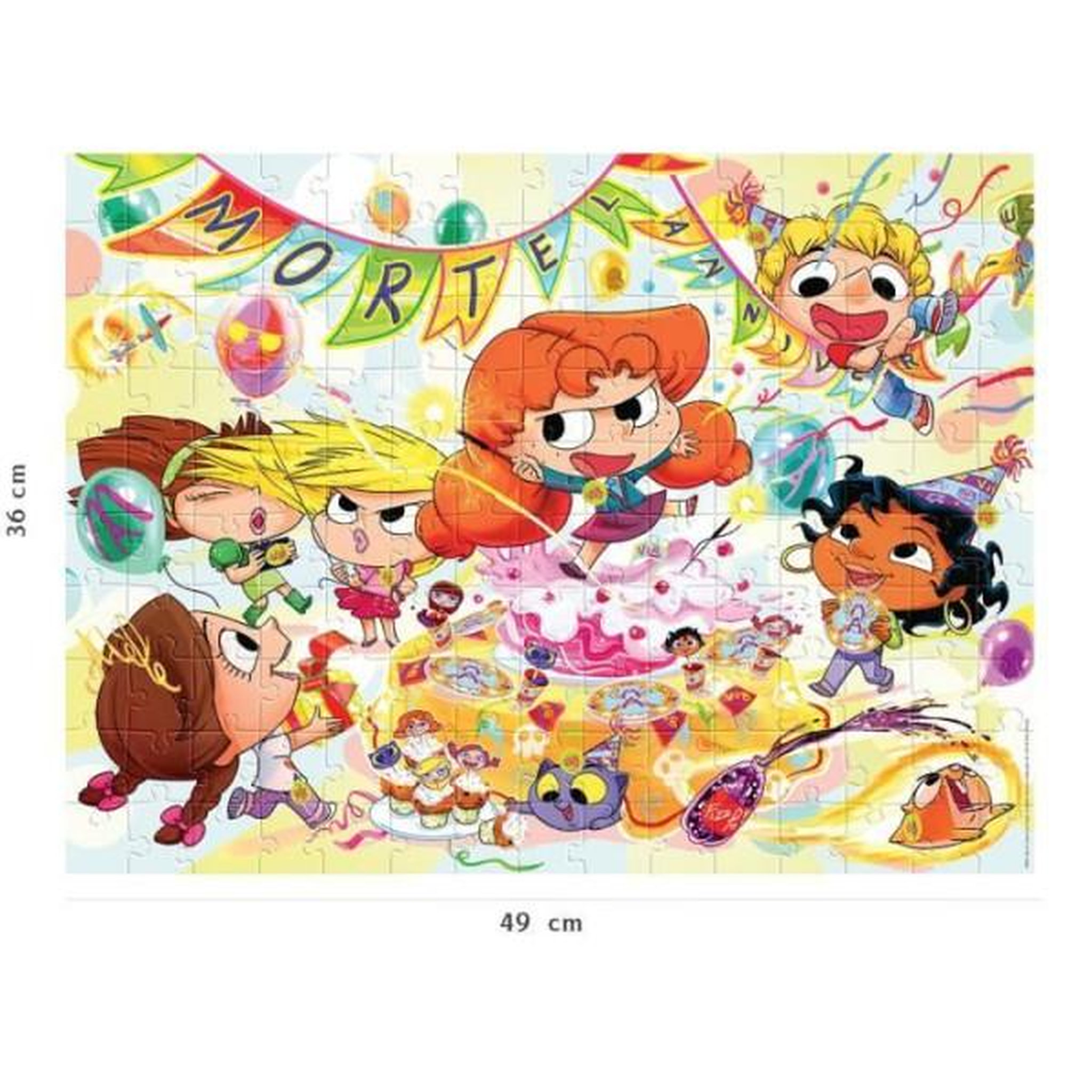 Voir la diapositive 6 : Nathan Puzzle 150 pièces Mortelle Adèle Mortel Anniversaire – Nathan – Puzzle enfant – Thème BD – Petite taille