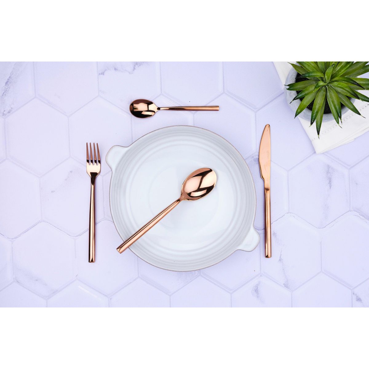 BJORN Coffret 6 petites cuillères NILS - Copper