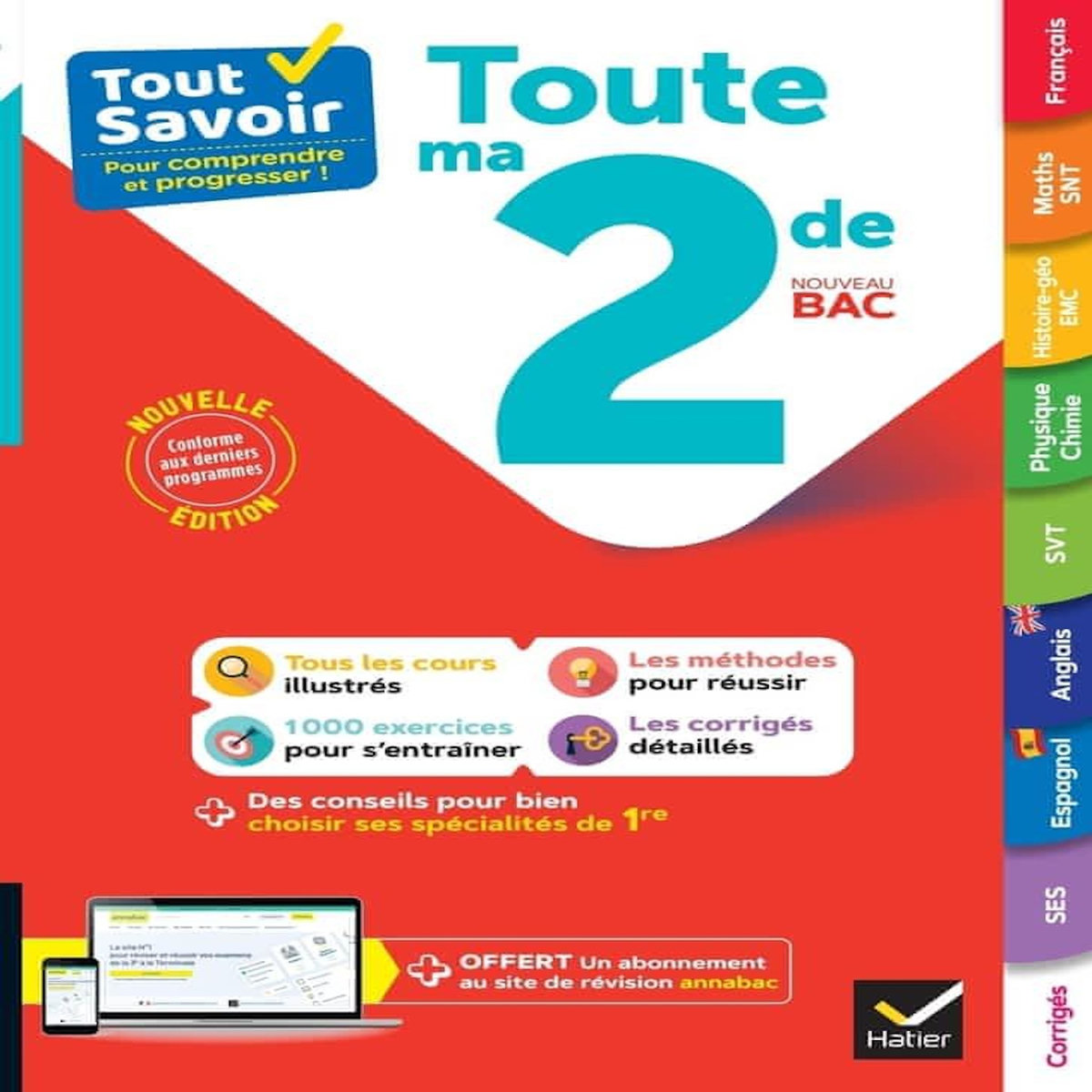 TOUTE MA 2DE. NOUVEAU BAC, Taquechel Louise