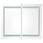 VIDAXL Armoire de salle de bain a miroir LED 80x12,2x68 cm