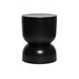 Voir la diapositive 1 : SWEEEK Table d'appoint. bout de canapé. table de chevet en métal. noir. Madi Ø32 x H 42cm