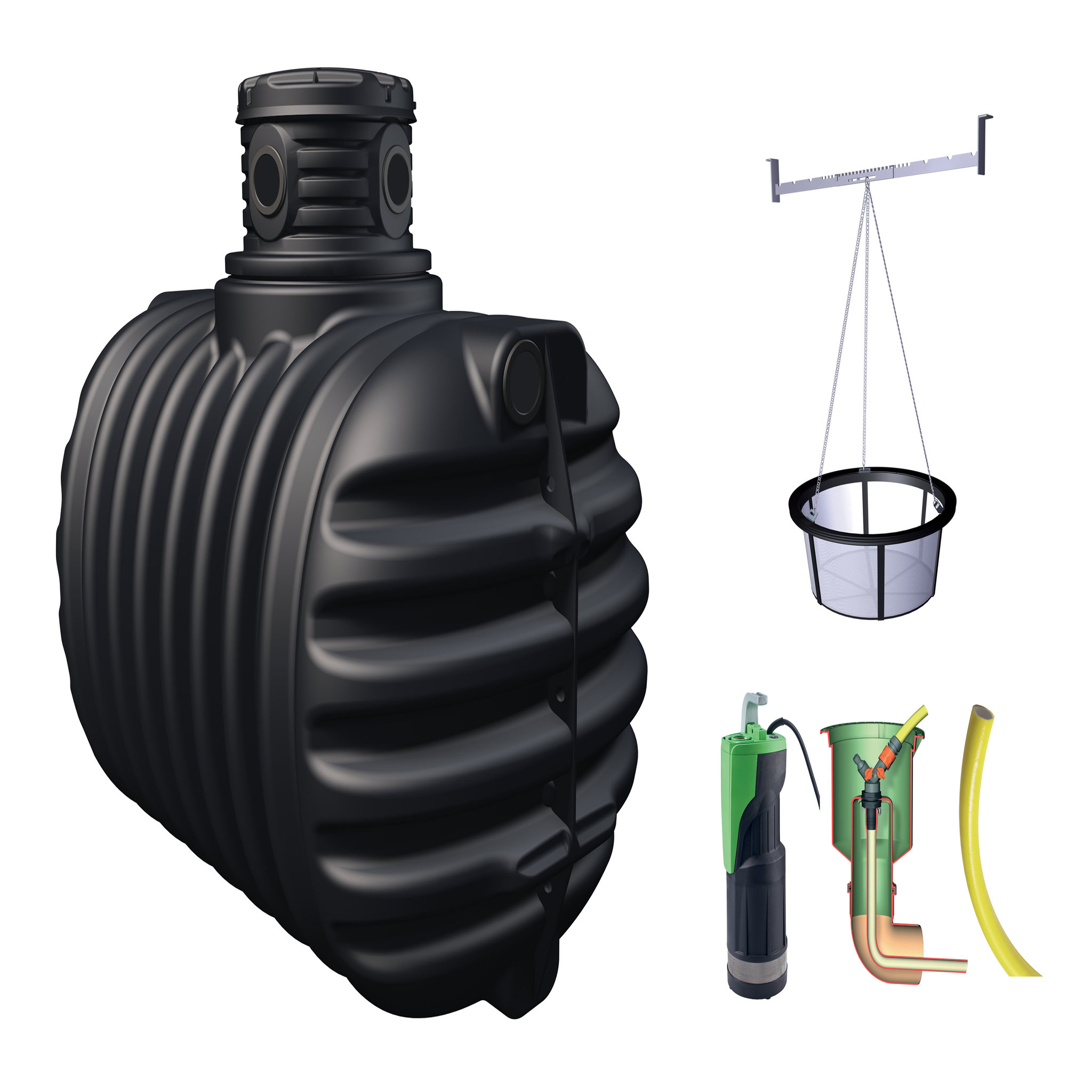 GARANTIA Kit Complet Cuve à Enterrer / 1600L 