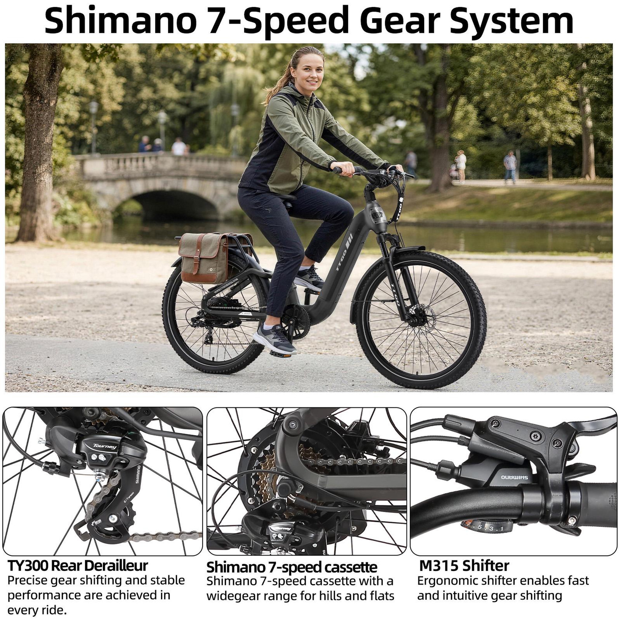 Voir la diapositive 5 : TTGO Vélo électrique TTGO E-SUVO, 48 V 15 Ah