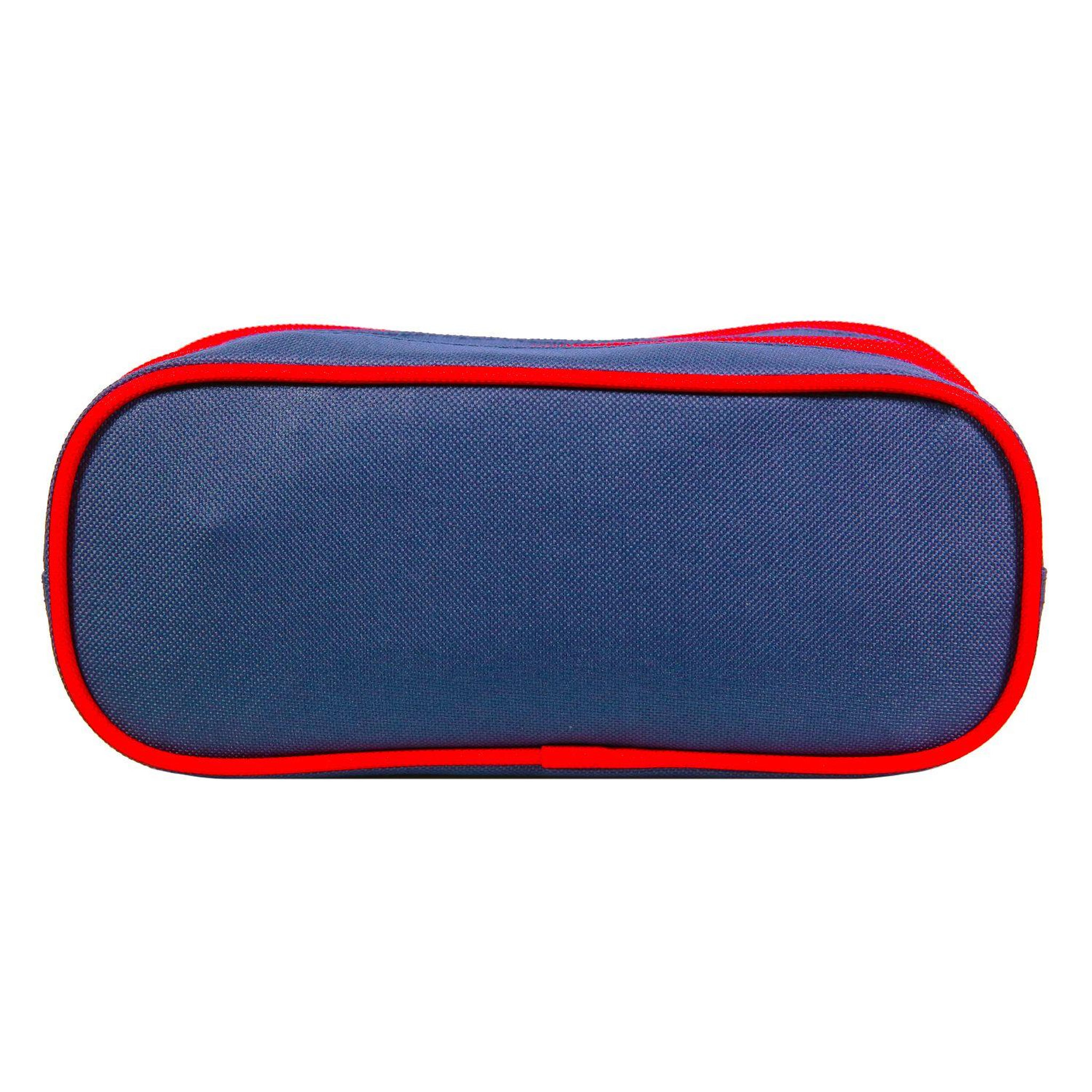 Voir la diapositive 4 : Bagtrotter BAGTROTTER Trousse scolaire 2 compartiments Spiderman Bleu