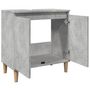 Voir la diapositive 5 : VIDAXL Meuble de lavabo gris beton 58x33x60 cm bois d'ingenierie