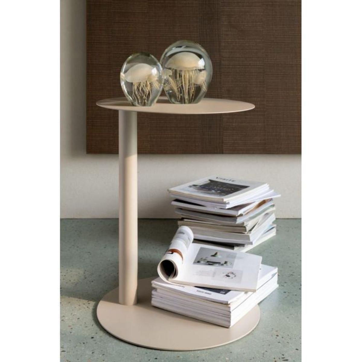 Paris Prix Presse-Papier en Verre Méduse  Calypso  15cm Beige