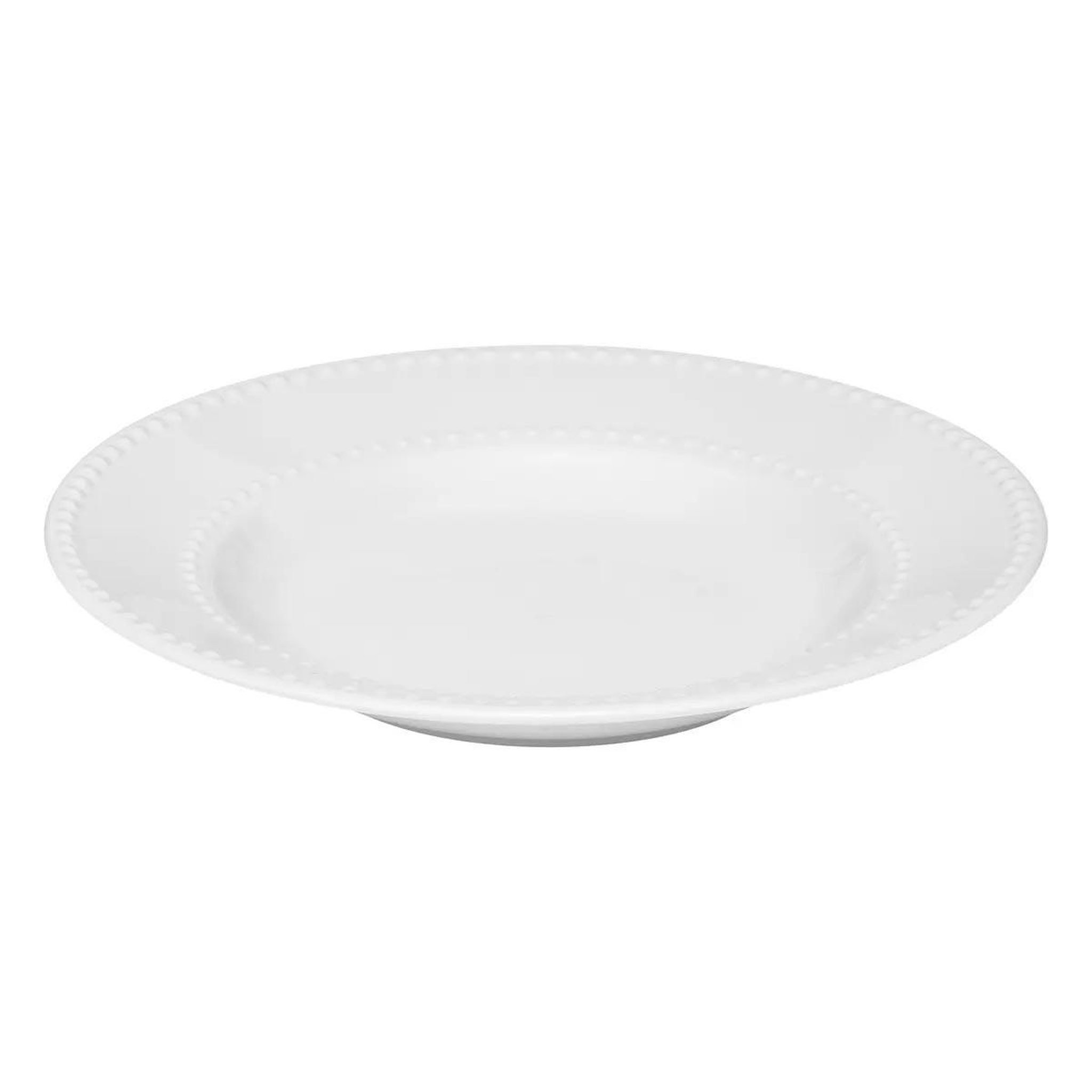 Voir la diapositive 5 : SECRET DE GOURMET Service de table en porcelaine 18 pièces  perle  27cm blanc