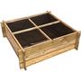 Voir la diapositive 1 : Habitat et Jardin Carré potager en bois  Aroma  - 100 x 100 x 30 cm