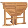 Voir la diapositive 5 : VIDAXL Ensemble a manger d'exterieur pliable 5 pcs Bois solide de teck