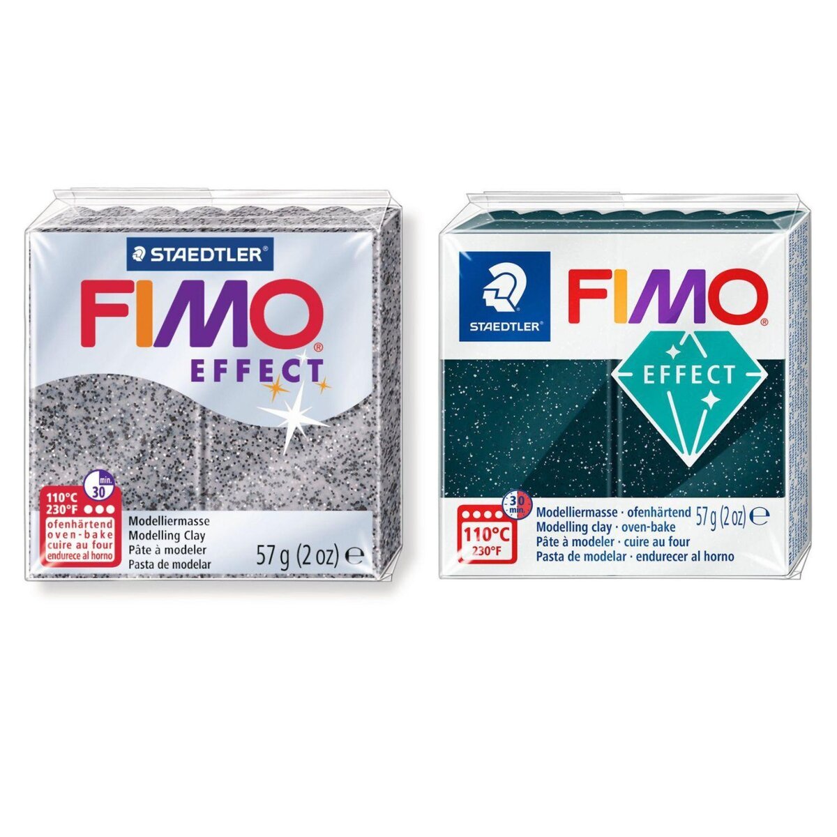 FIMO Pâte à cuire Fimo Soft de 57 g coloris Blanc
