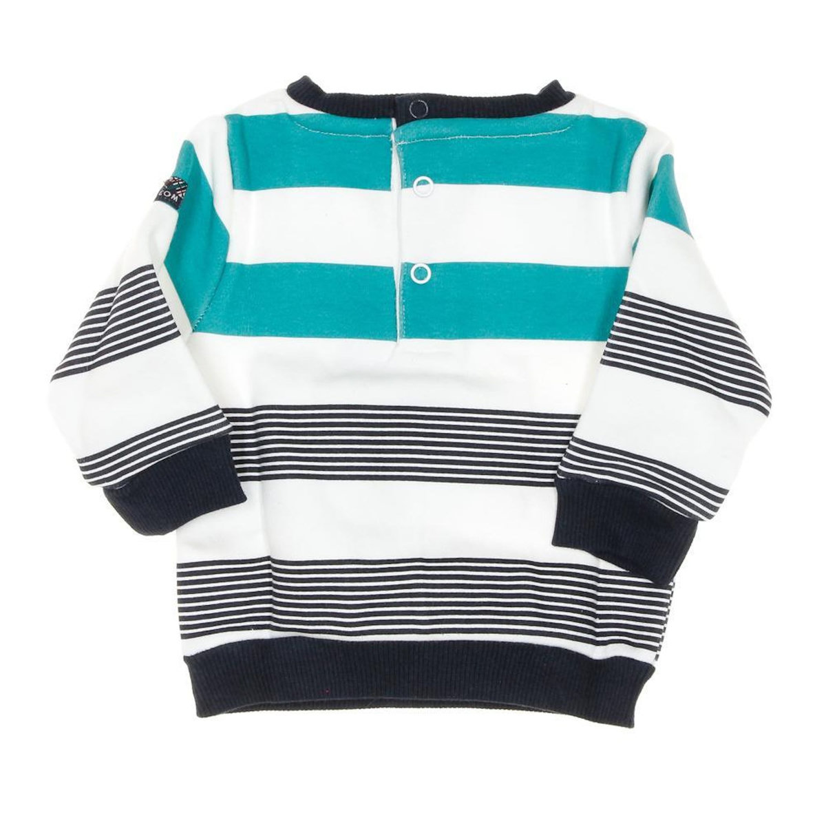 ELLE EST OU LA MER Sweat /Marine à Rayures Garçon EOM Sweat