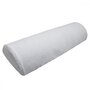 Voir la diapositive 1 : VIVEZEN Drap housse de protection en éponge pour coussin demi-rond 66 cm x 22 cm x 12 cm de table de massage - Blanc