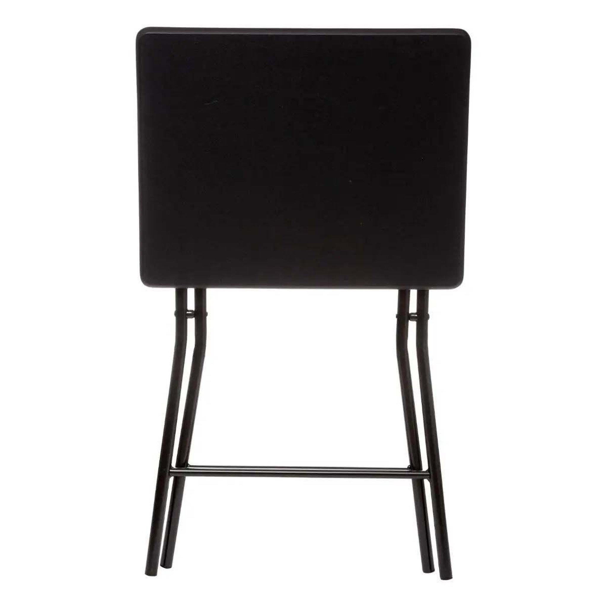 Voir la diapositive 2 : FIVE Table de bar en métal  pliante  102cm noir