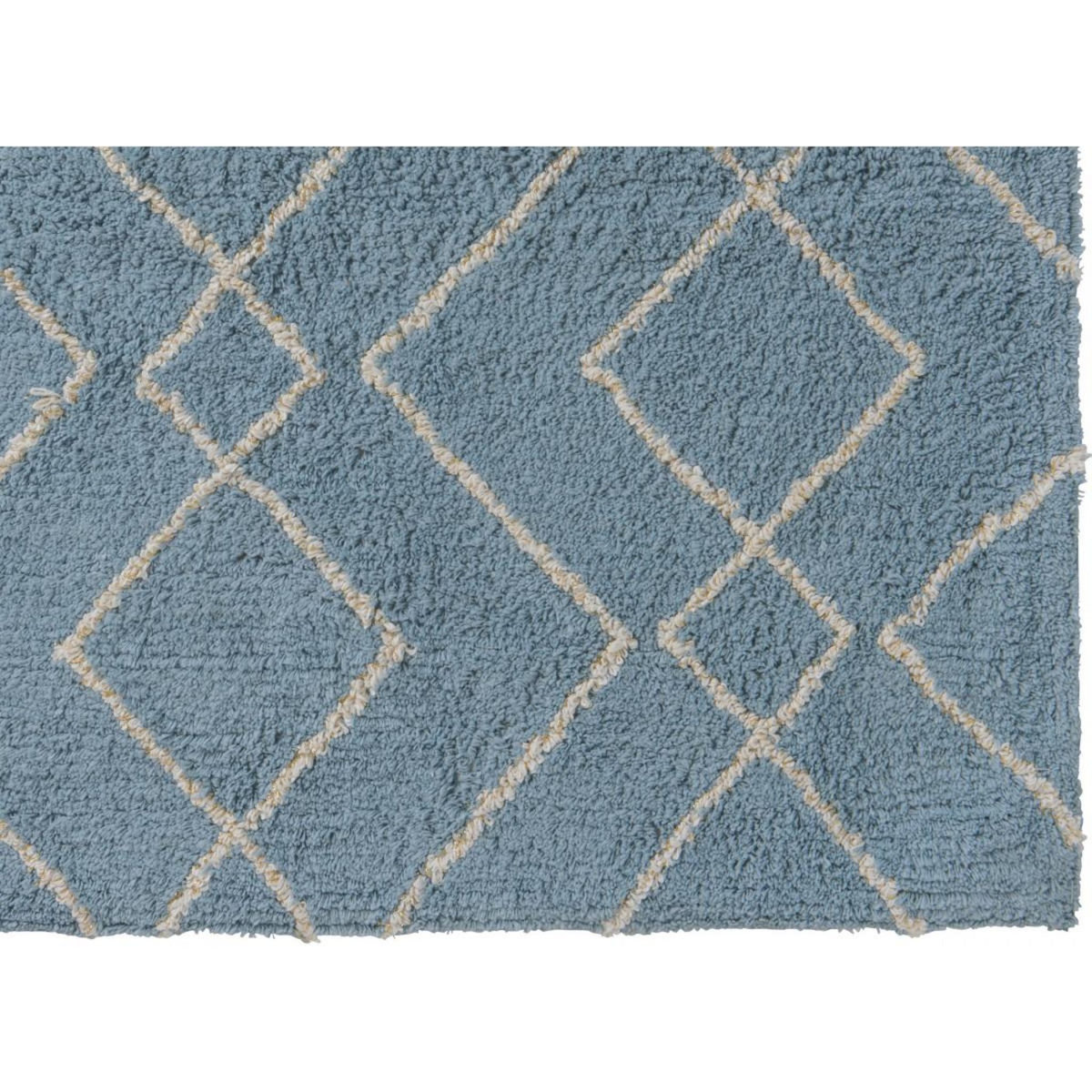 GUY LEVASSEUR Tapis déco en coton tufté fil doré 50x80cm