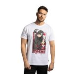CAPSLAB T-shirt homme regular fit avec print Naruto Shippuden Itachi. Coloris disponibles : Blanc