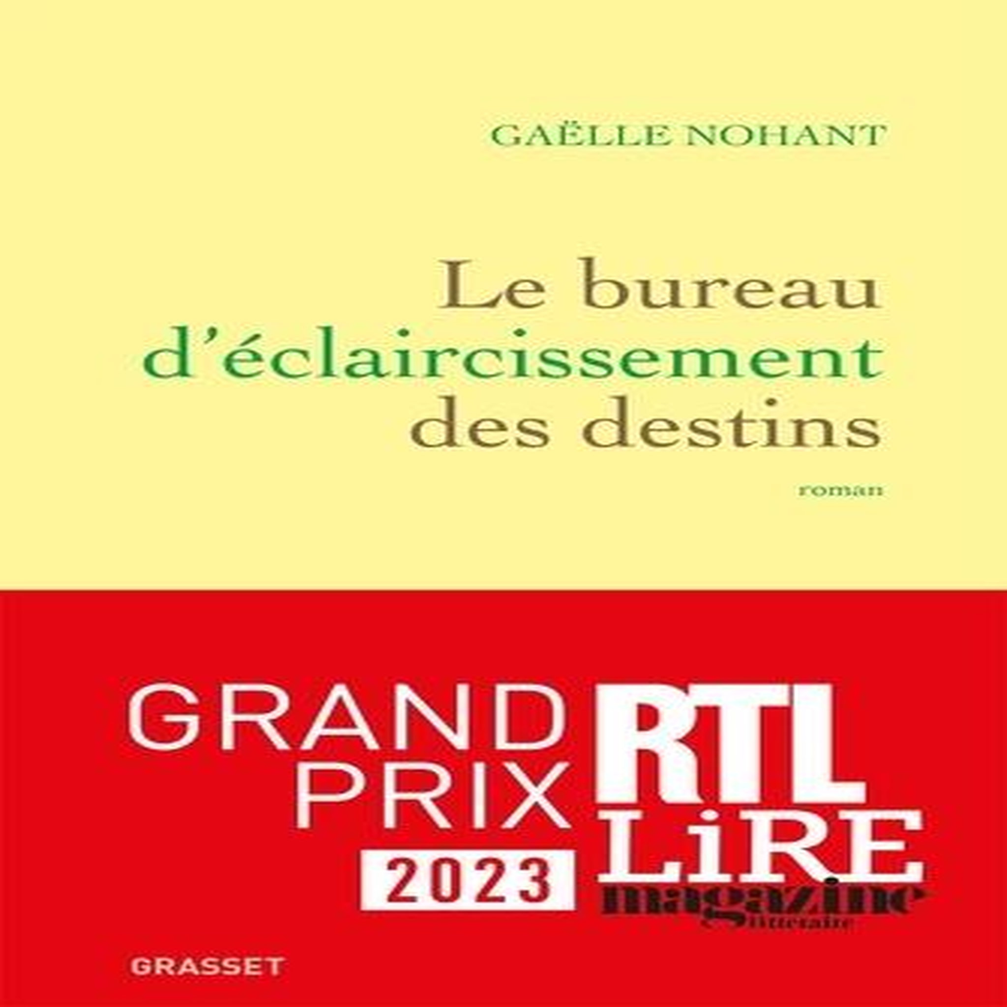 LE BUREAU D'ECLAIRCISSEMENT DES DESTINS, Nohant Gaëlle