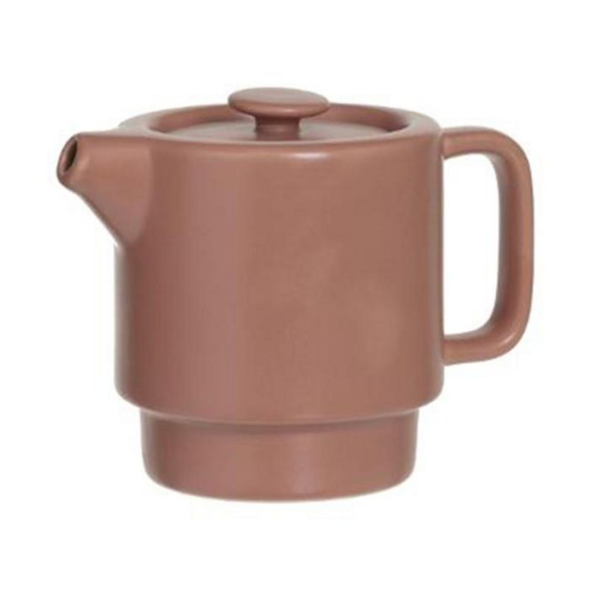 SECRET DE GOURMET Théière avec Tasse  Nature  40cl Terracotta