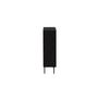 Voir la diapositive 4 : Paris Prix Buffet Design Nervuré  Bjorkon  103cm Noir