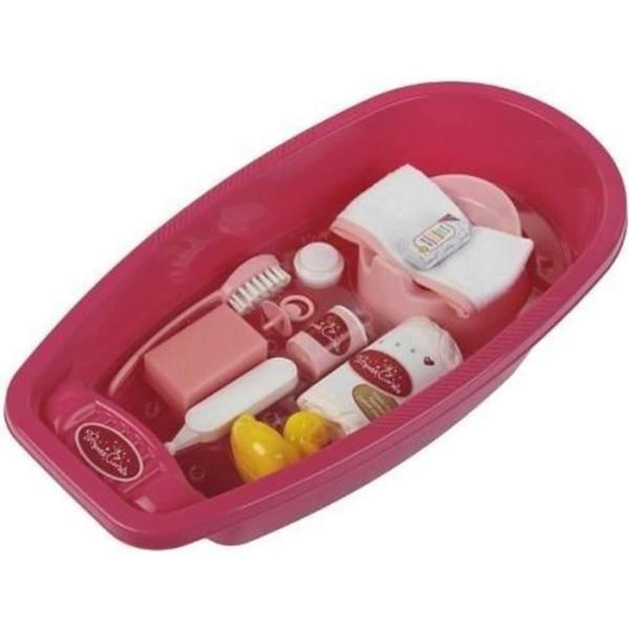 Klein Baignoire Princess Coralie - KLEIN - Grand modele avec accessoires - Rose - Pour enfant des 3 ans