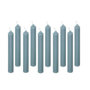 Voir la diapositive 1 : ATMOSPHERA Lot de 10 Bougies Bâton  Hugo  16cm Bleu Orage