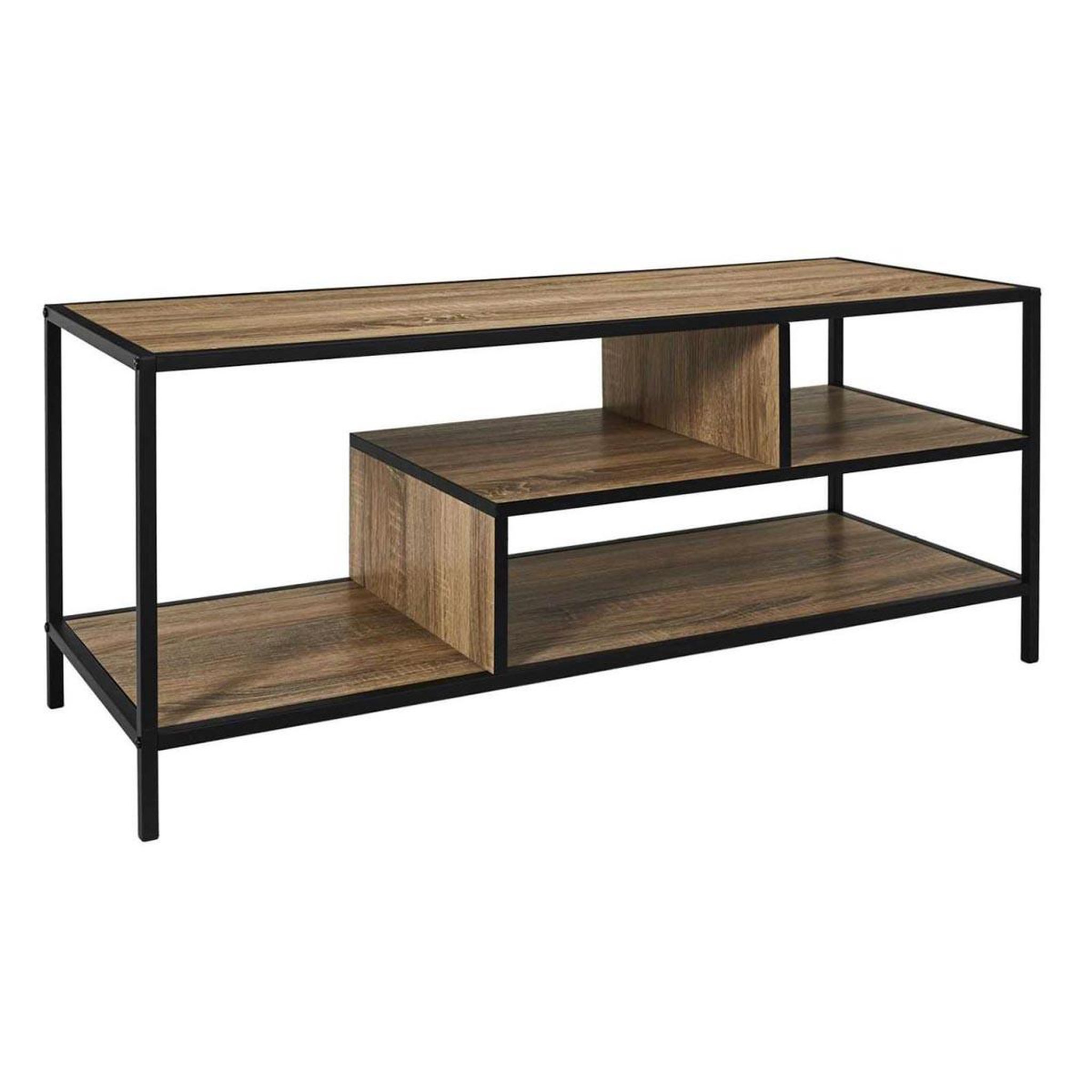The Home Deco Factory Meuble tv design  edison  110cm marron & noir