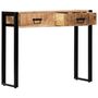 Voir la diapositive 4 : VIDAXL Table console 90 x 30 x 75 cm Bois de manguier massif