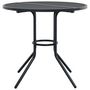 Voir la diapositive 4 : VIDAXL Table de patio ronde anthracite acier enduit de poudre