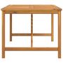 Voir la diapositive 4 : VIDAXL Table à manger de jardin 150x90x74 cm bois d acacia solide