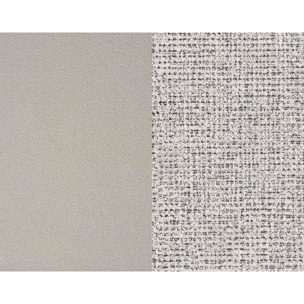 BEST MOBILIER Wilson - pouf avec rangement en tissu et tissu texturé