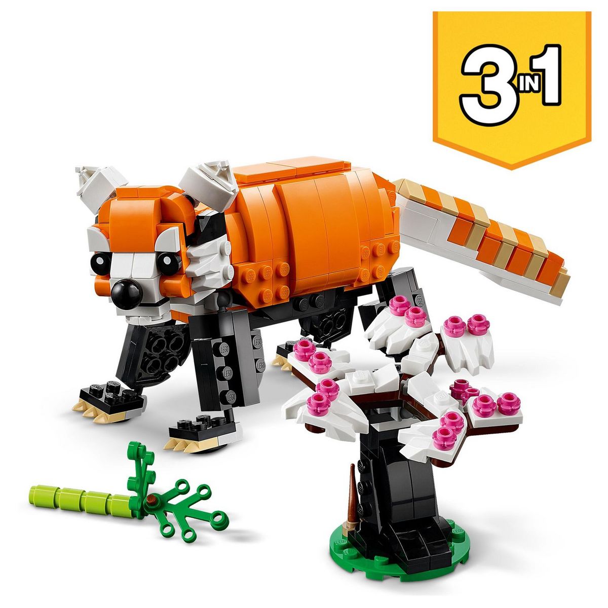 LEGO Creator 3 en 1 31129 Sa Majesté le Tigre, Jouet pour Filles et Garçons dès 9 Ans