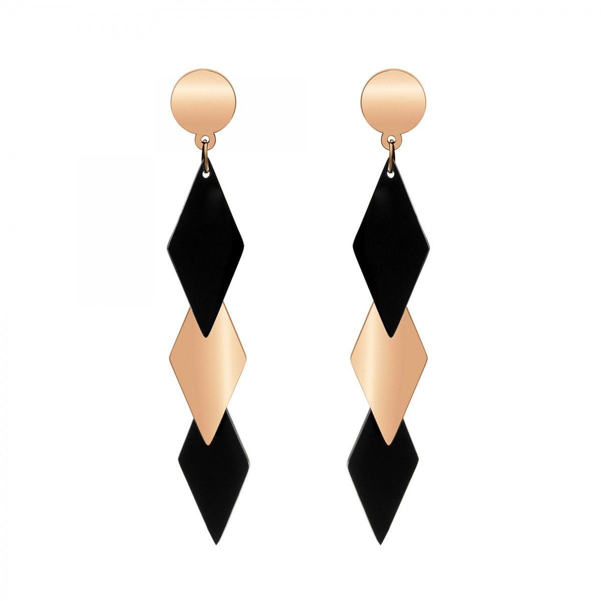 SC CRYSTAL Boucles d'oreilles en acier par SC Crystal