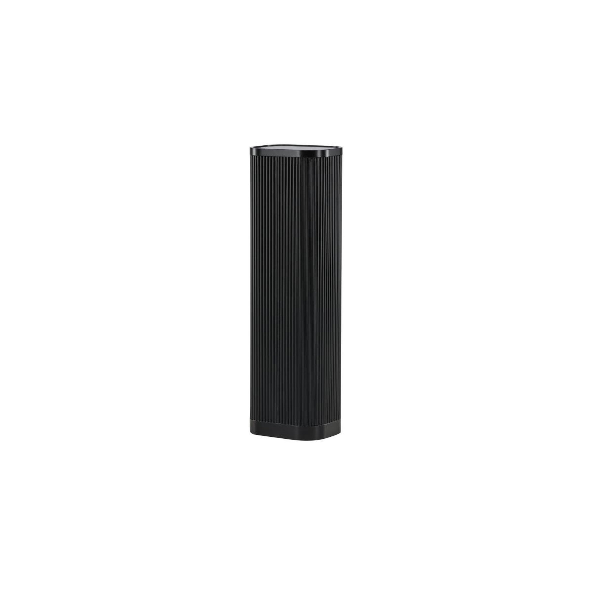 Voir la diapositive 4 : Paris Prix Sellette déco nervurée  lenox  100cm noir