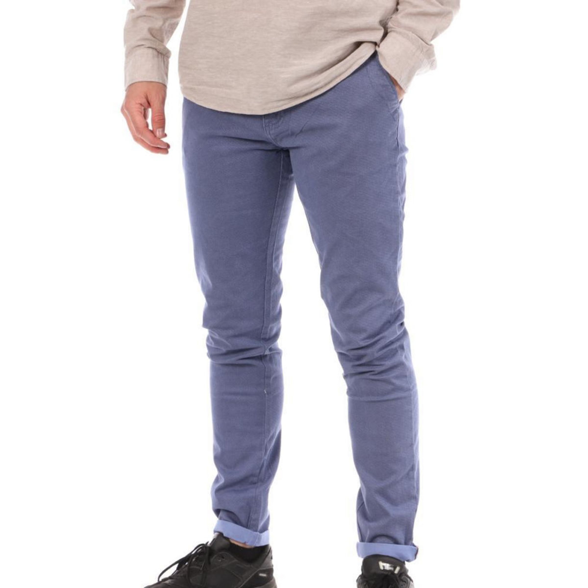 LA MAISON BLAGGIO Chino Bleu Homme La Maison Blaggio Tamar