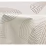 HABITABLE Nappe en toile cirée ronde Baleo - Diam. 150 cm - Ecru