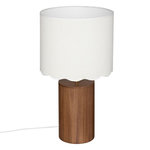 ATMOSPHERA Lampe à Poser Cylindrique  Vania  50cm Marron