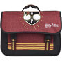 Voir la diapositive 1 : Cartable 41 cm CM1/CM2 rouge et noir Harry Potter