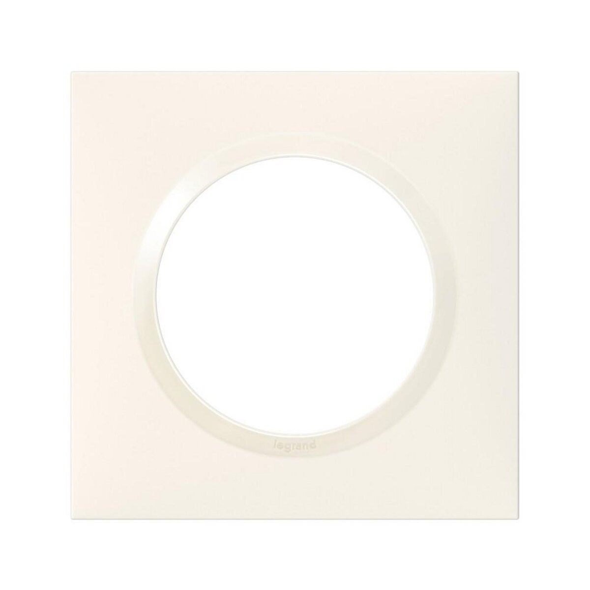 Legrand Plaque simple Dooxie, LEGRAND, blanc