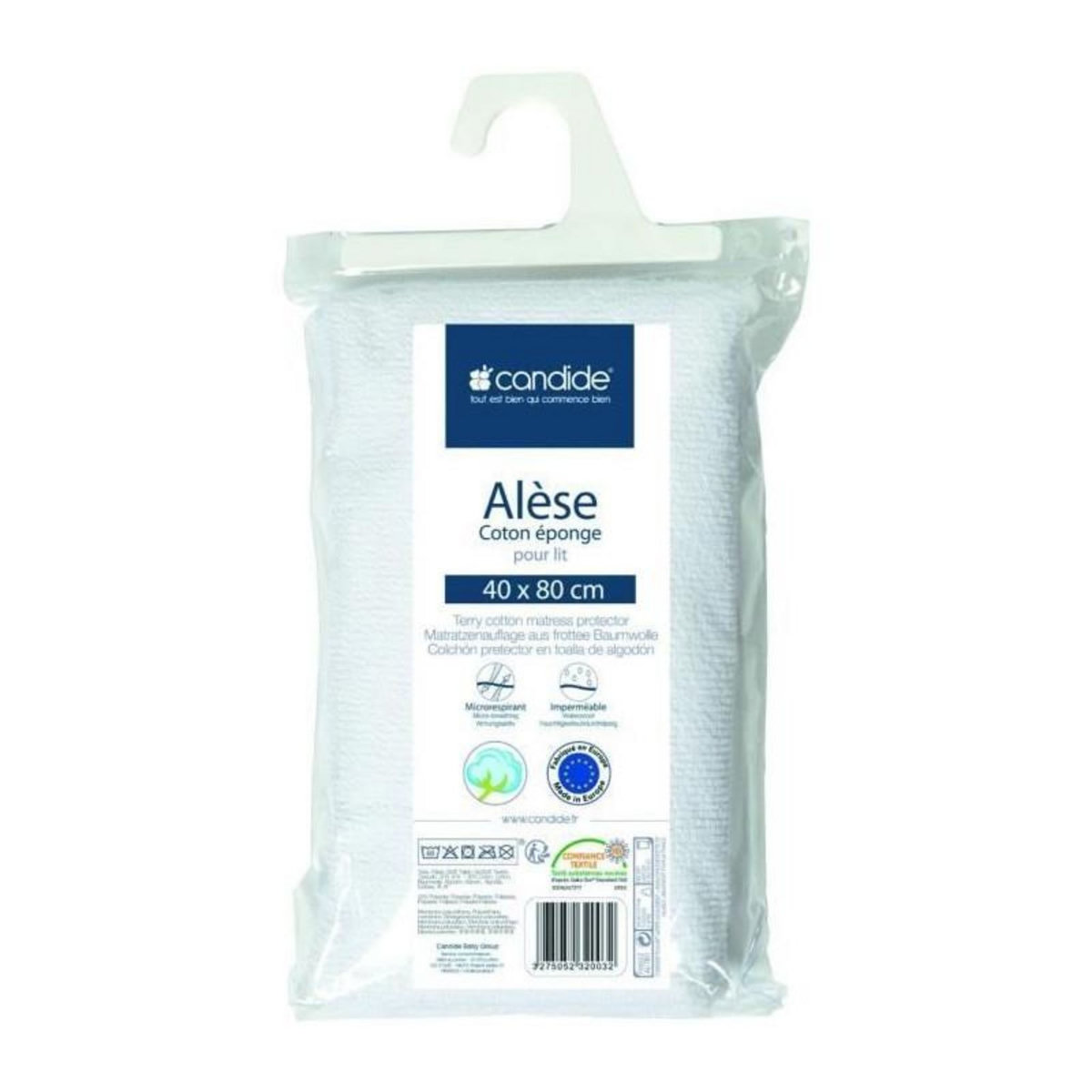 CANDIDE Alese éponge - CANDIDE - 232003 - 40x80 cm - Blanc