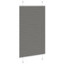 Voir la diapositive 4 : VIDAXL Store plisse anthracite 75x100 cm largeur du tissu 74,4 cm