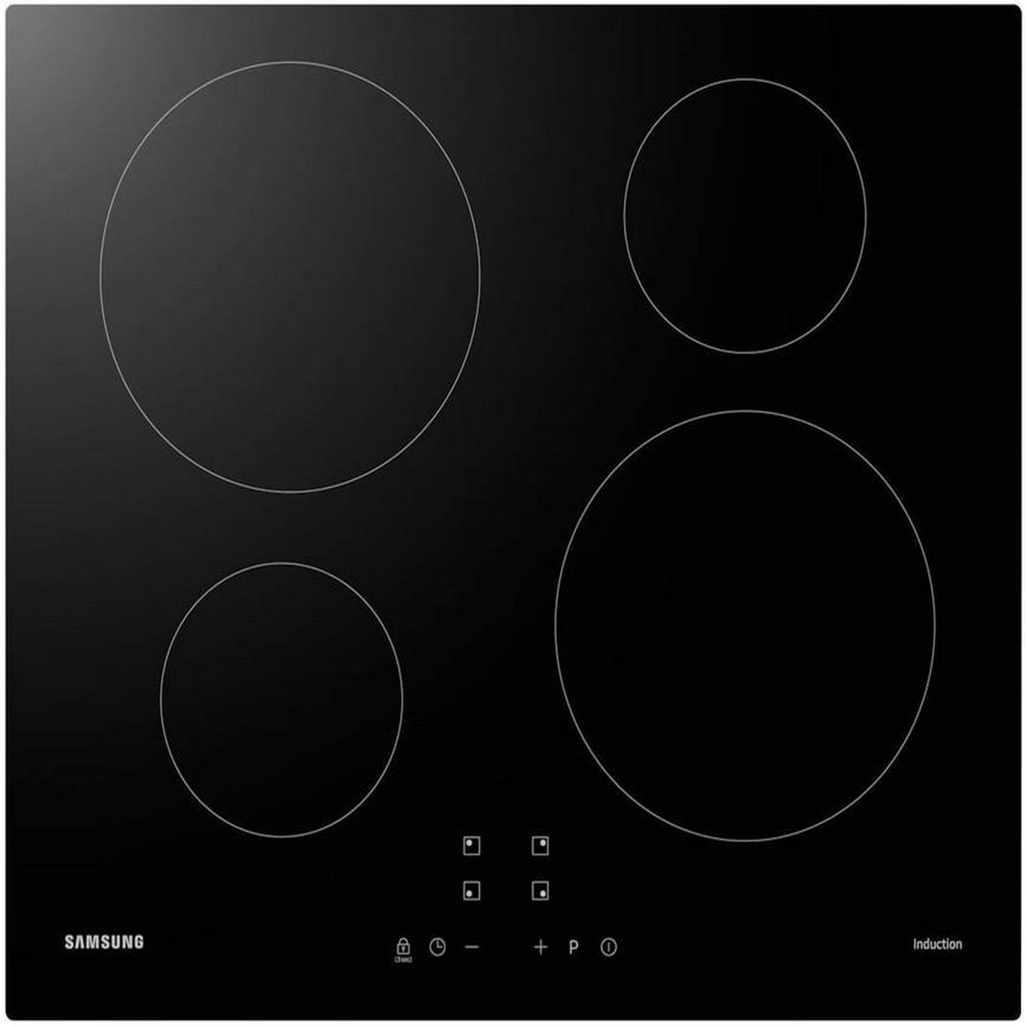 Voir la diapositive 2 : Samsung Table de cuisson induction 60cm 4 feux 7200w noir - NZ64M3NM1BB