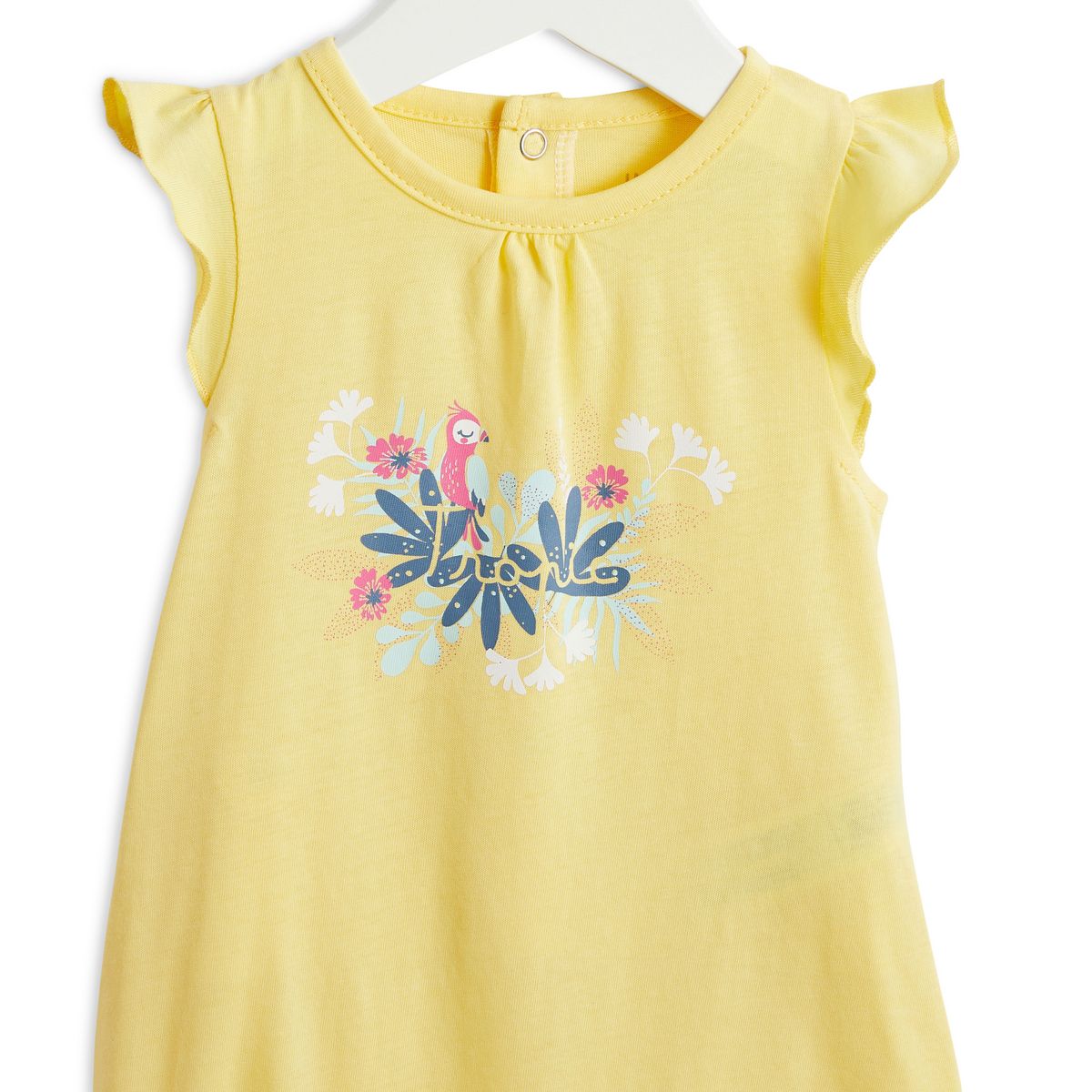 INEXTENSO Combishort perroquet bébé fille