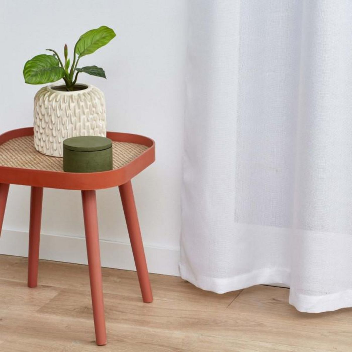 Paris Prix Rideau à Œillets  Zeline  140x280cm Blanc