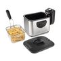 Voir la diapositive 3 : HKOENIG HKoeNIG DFX500 - Friteuse electrique 3L - 2200W - Temperature reglable - Corps en acier inoxydable - Panier amovible