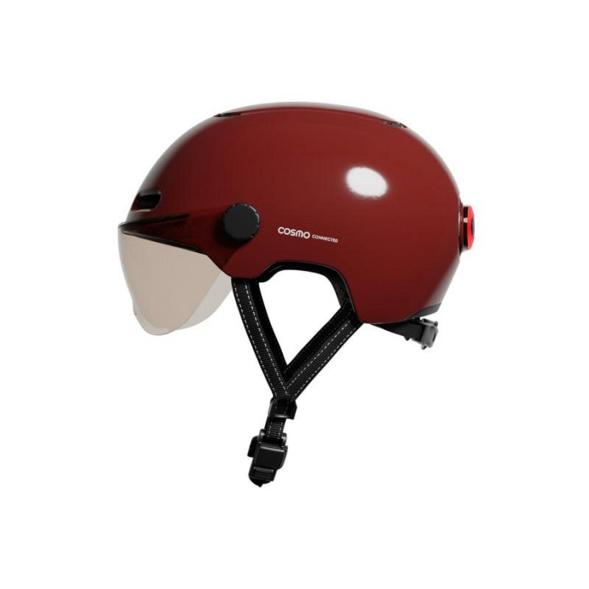 COSMO CONNECTED Casque vélo Cosmo Connected Fusion Rubis Brillant
