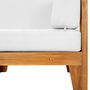 Voir la diapositive 4 : VIDAXL Salon de jardin 2 pcs avec coussins Bois d'acacia solide